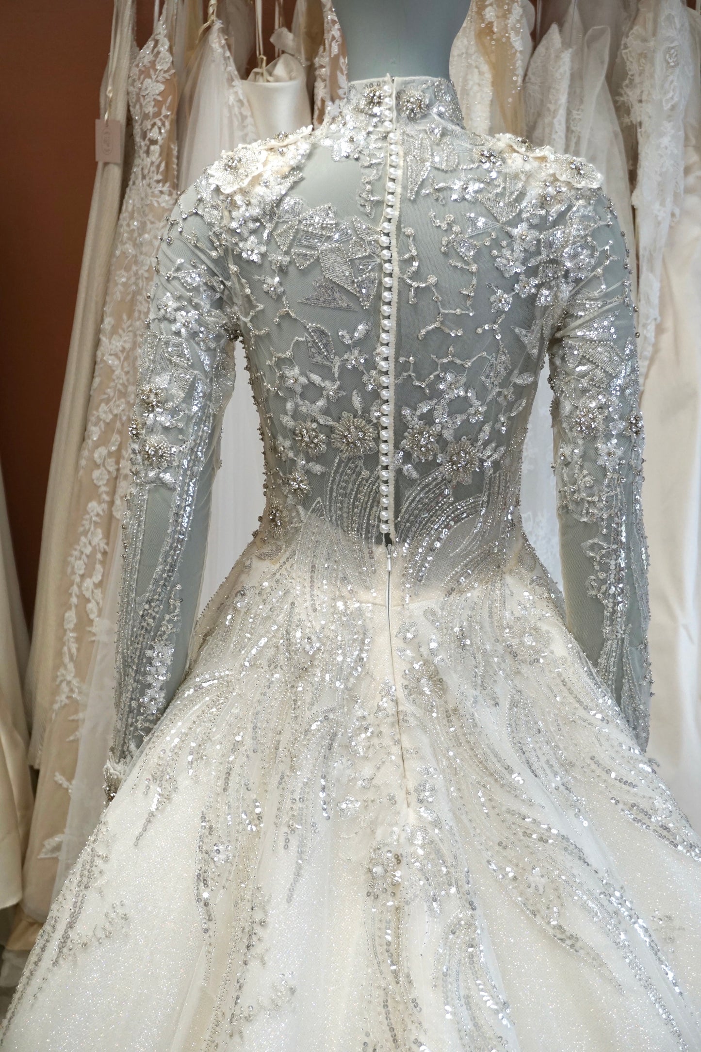 Mila'si - Champagne/Silver Ballgown