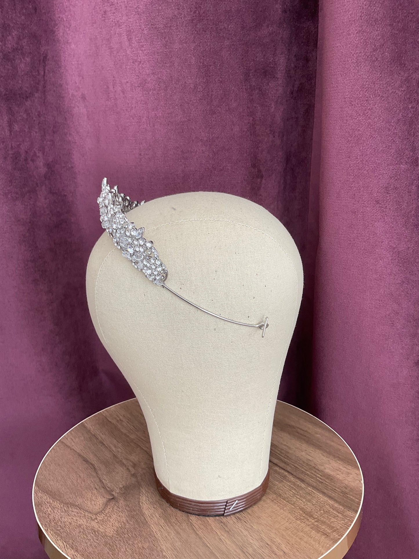 Custom Tiara - Silver Crystals