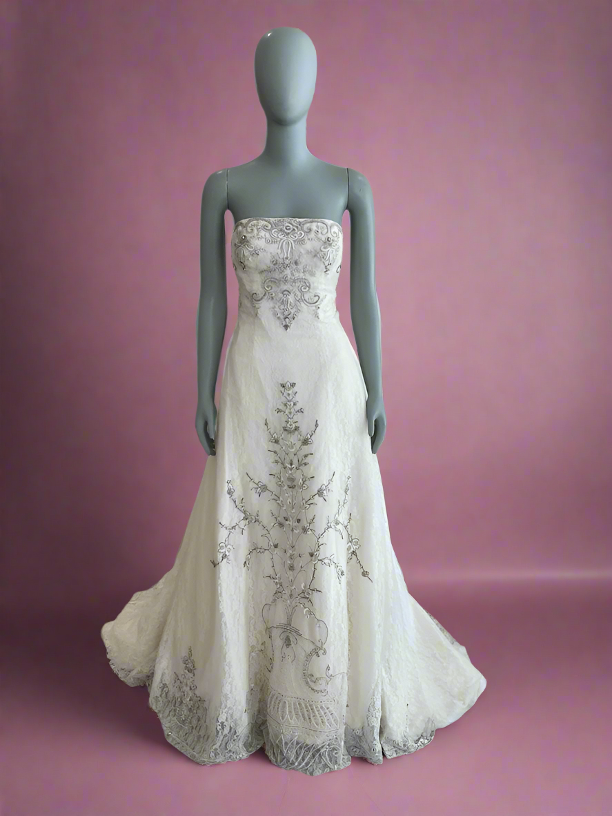 Vintage Reem Acra Wedding Dress