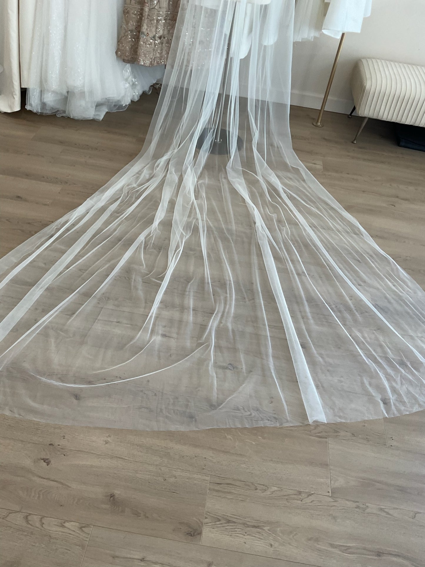 Galia Lahav - Raw Edge Cathedral Veil