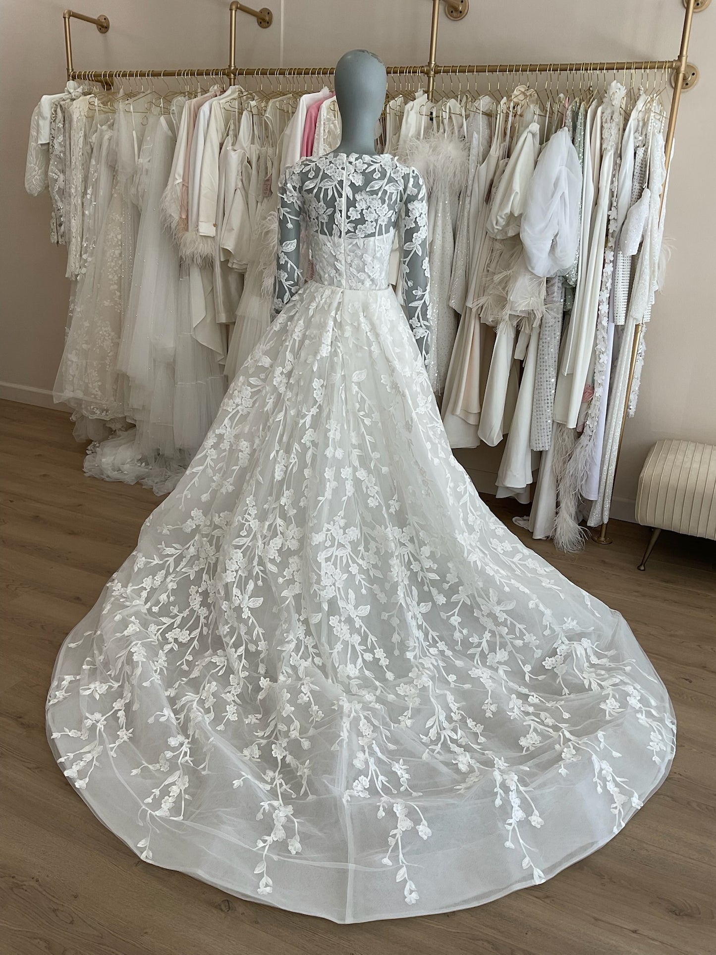 Blue Willow by Anne Barge - Millie w/ Overskirt (14)