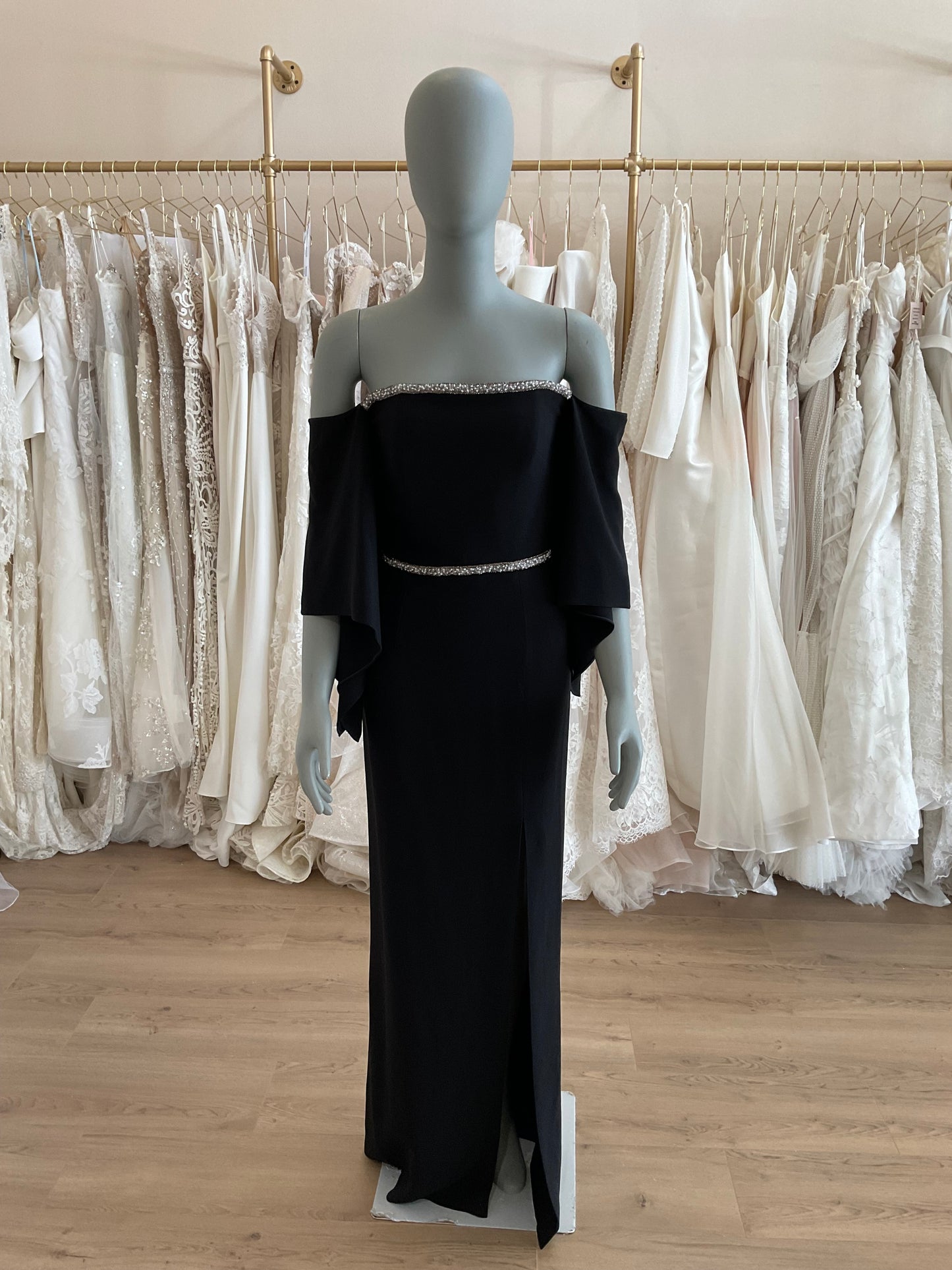 Roland Mouret - Off the Shoulder Long Dress