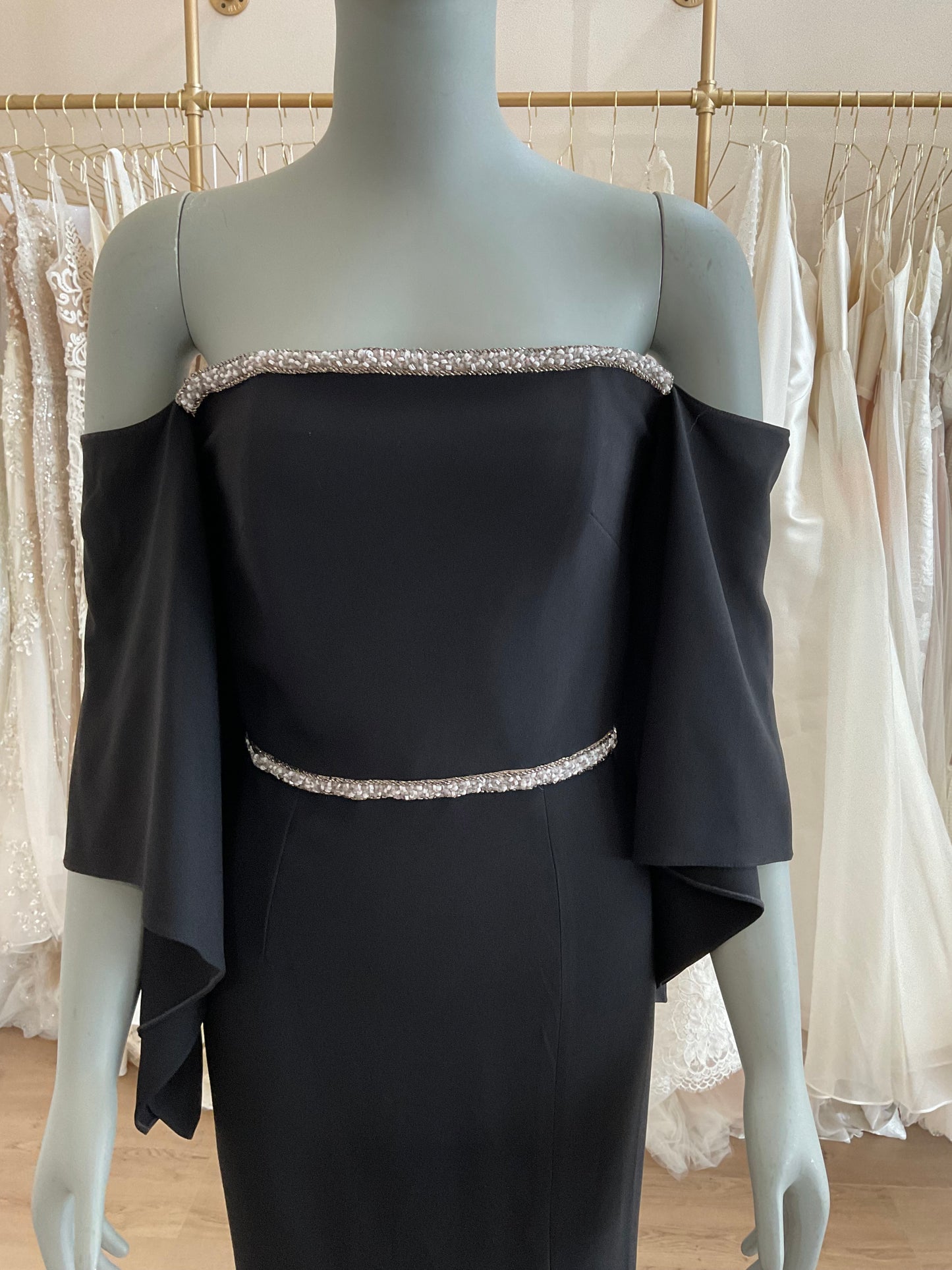 Roland Mouret - Off the Shoulder Long Dress