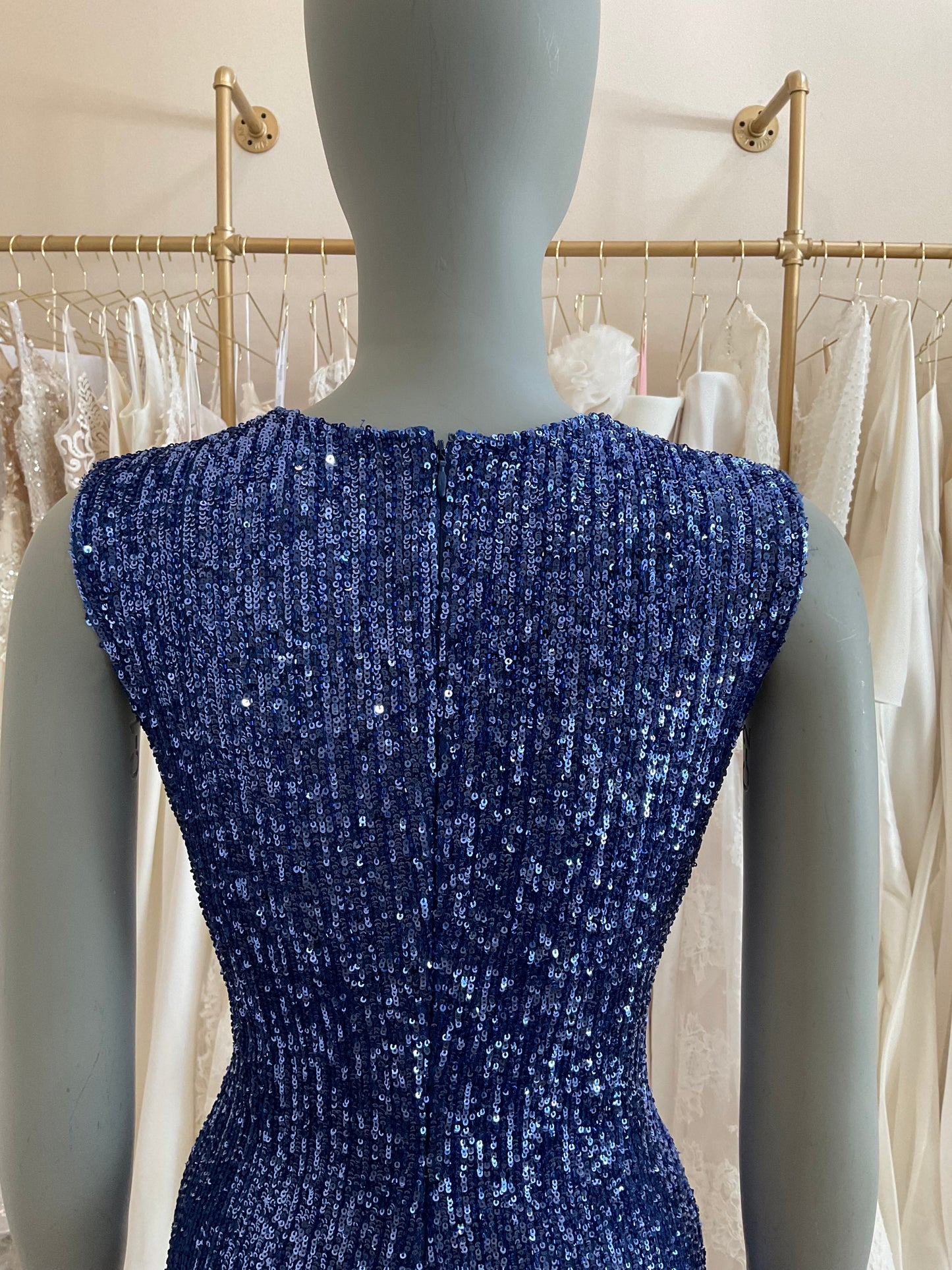 Naeem Khan - Beaded Fringe Sequin Mini Dress