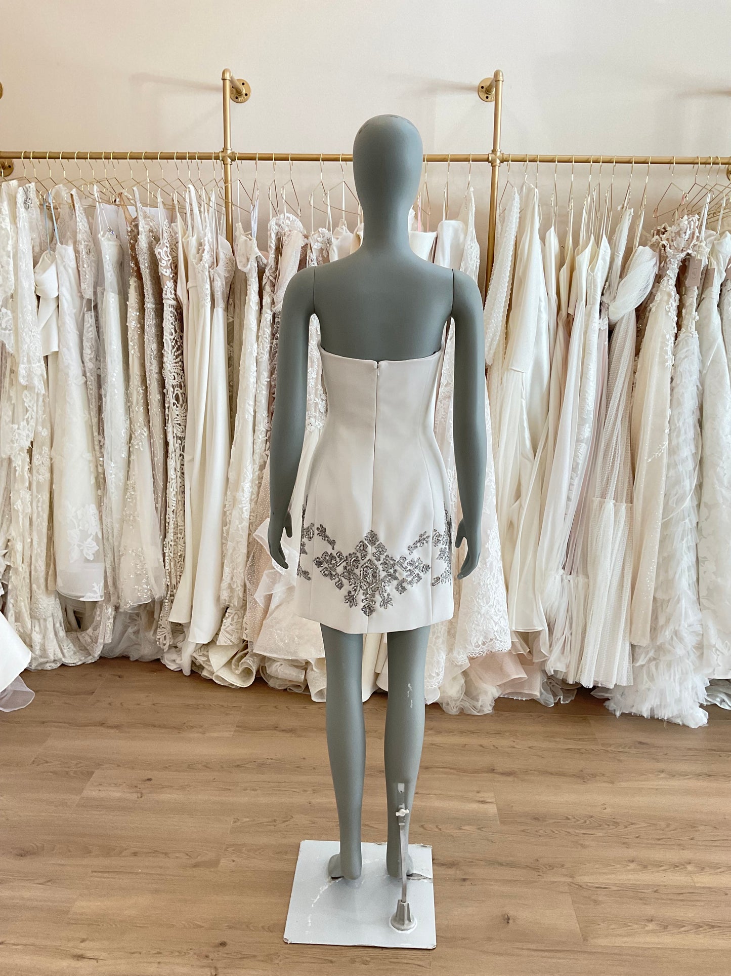 Lela Rose - Embroidered Mini Dress