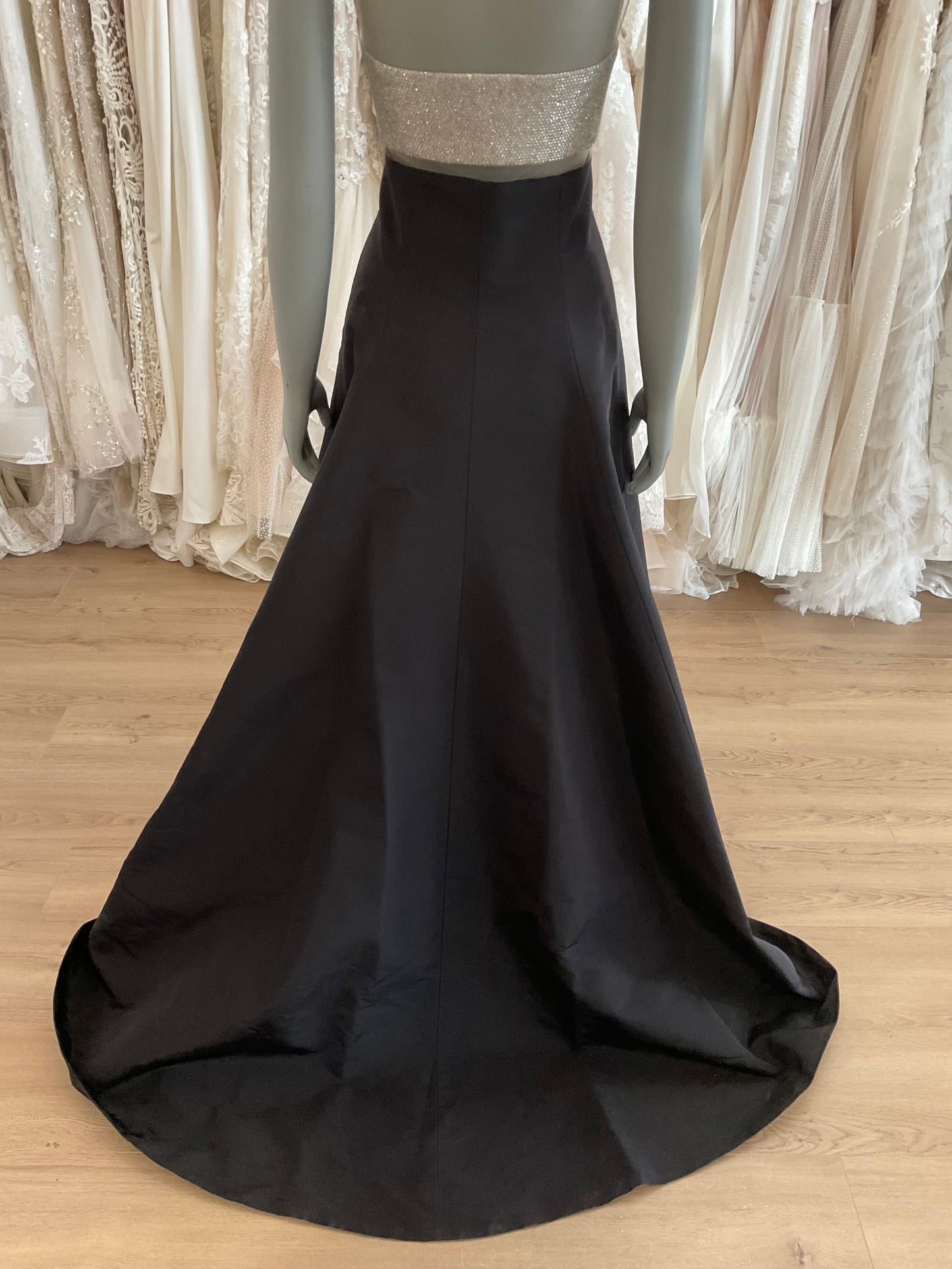 Kaufman Franco - Beaded Bodice Mesh Ballgown