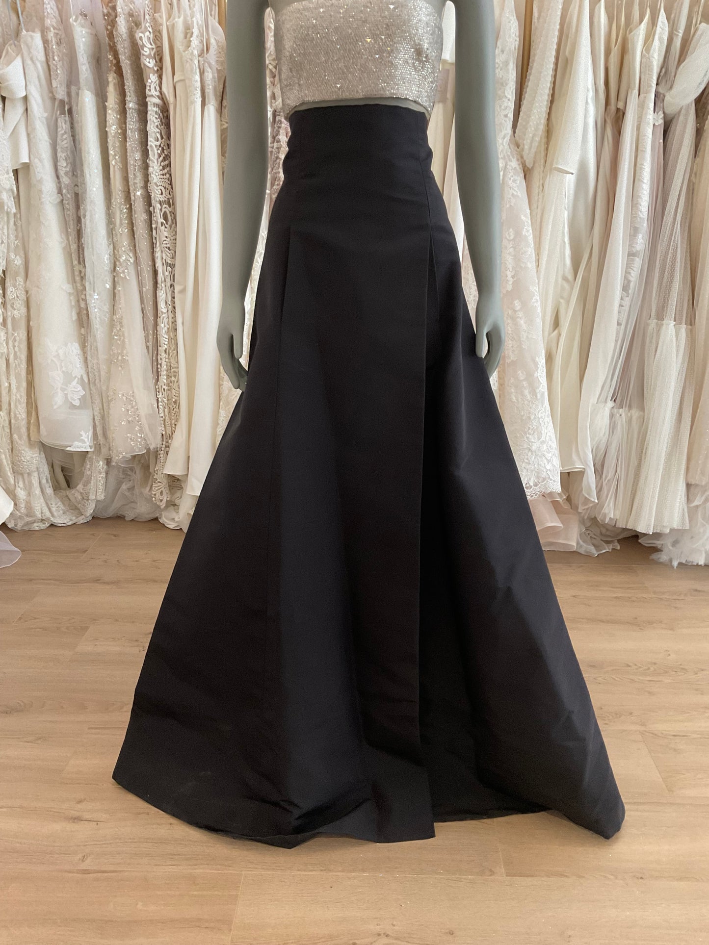 Kaufman Franco - Beaded Bodice Mesh Ballgown
