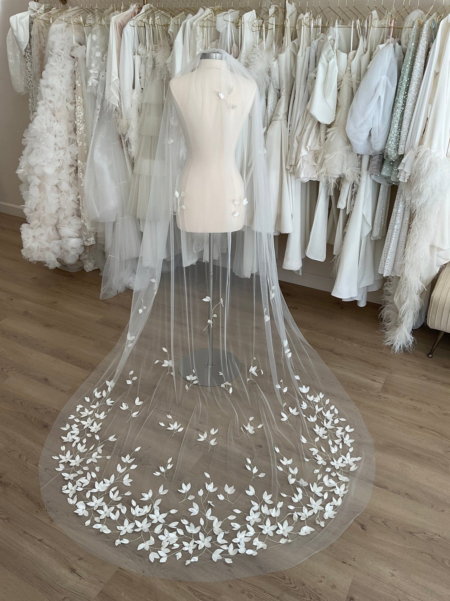 Alexandra Grecco - Lennon VeilBridal VeilsIvory