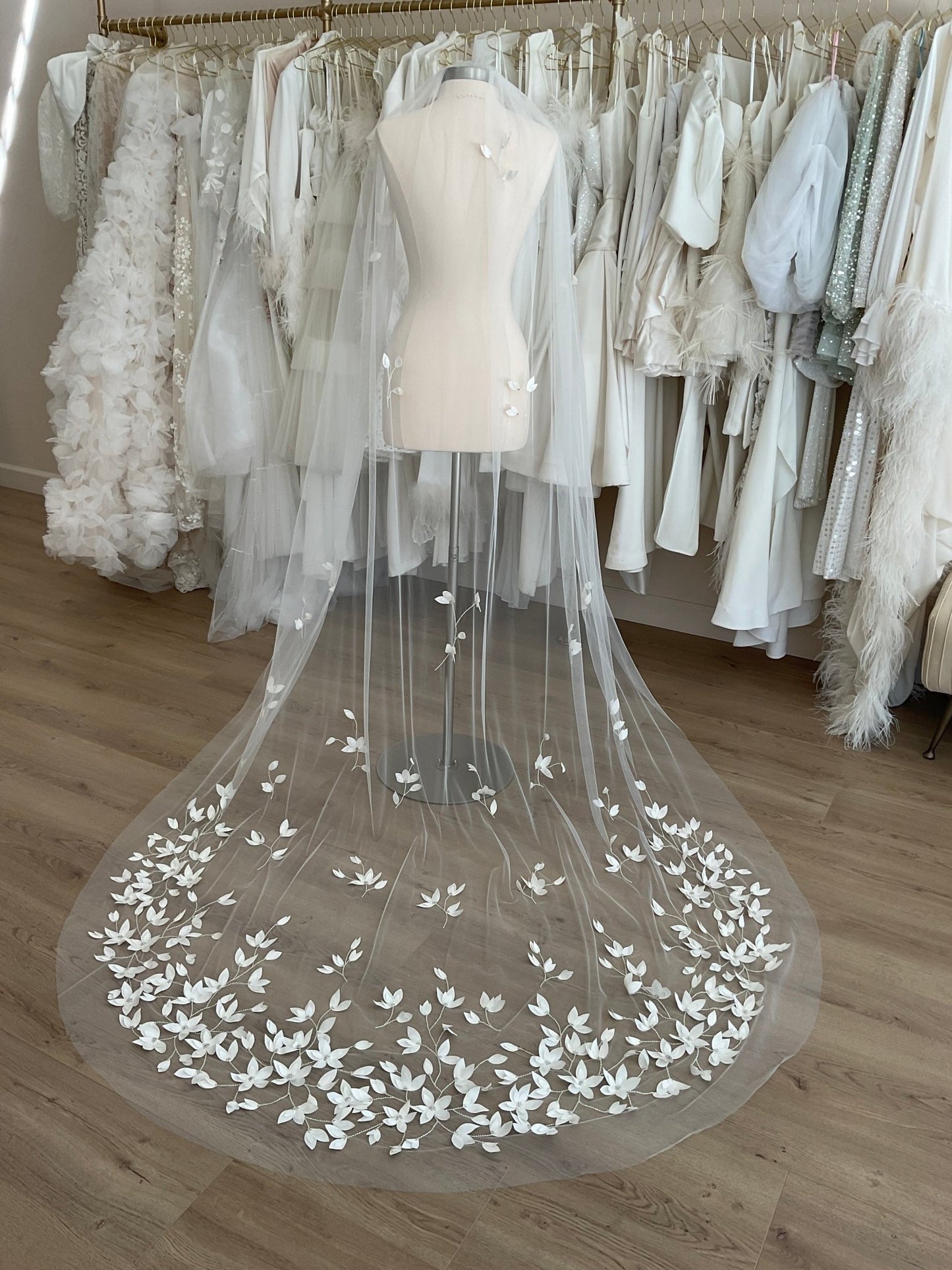 Alexandra Grecco - Lennon VeilBridal VeilsIvory