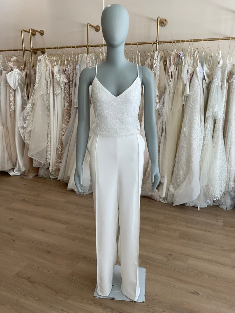 Amsale - LW 161 l l Sample Little White Dress l Los Angeles Amsale - LW 161 l l Sample Little White Dress l Los Angeles