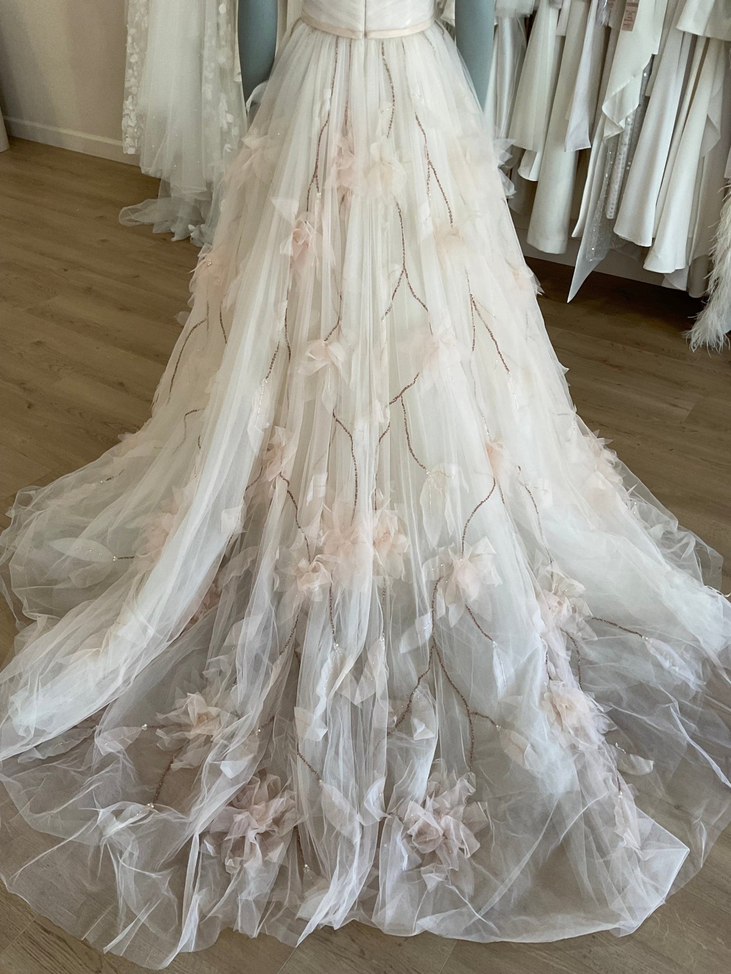 Amsale - Zora w/veil (10)Wedding DressesBlush