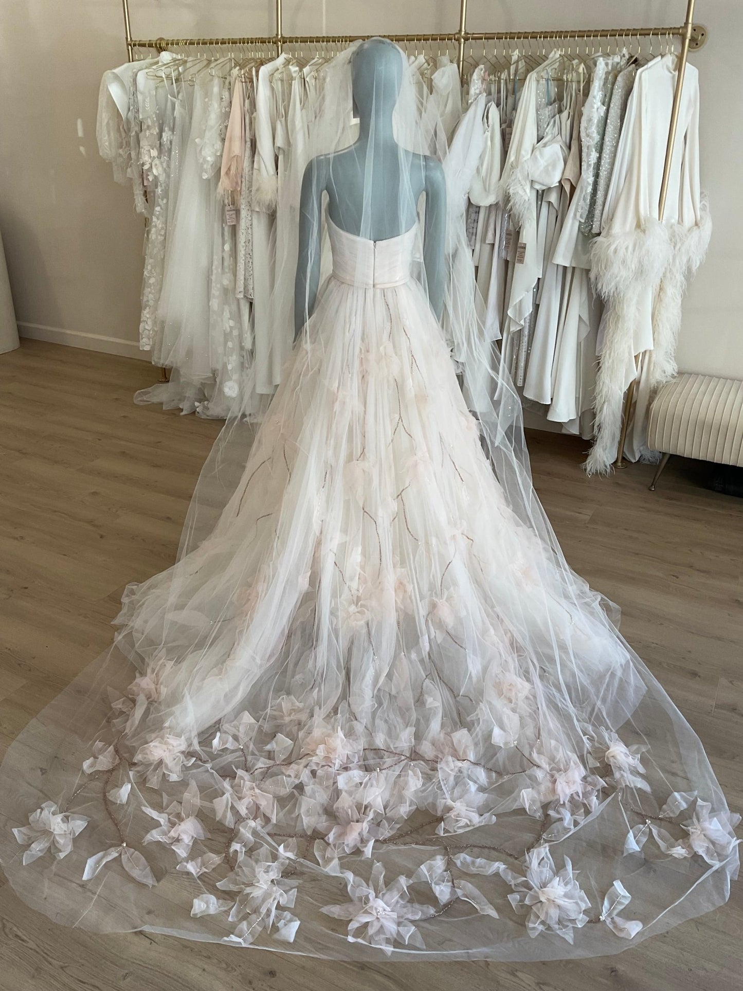 Amsale - Zora w/veil (10)Wedding DressesBlush