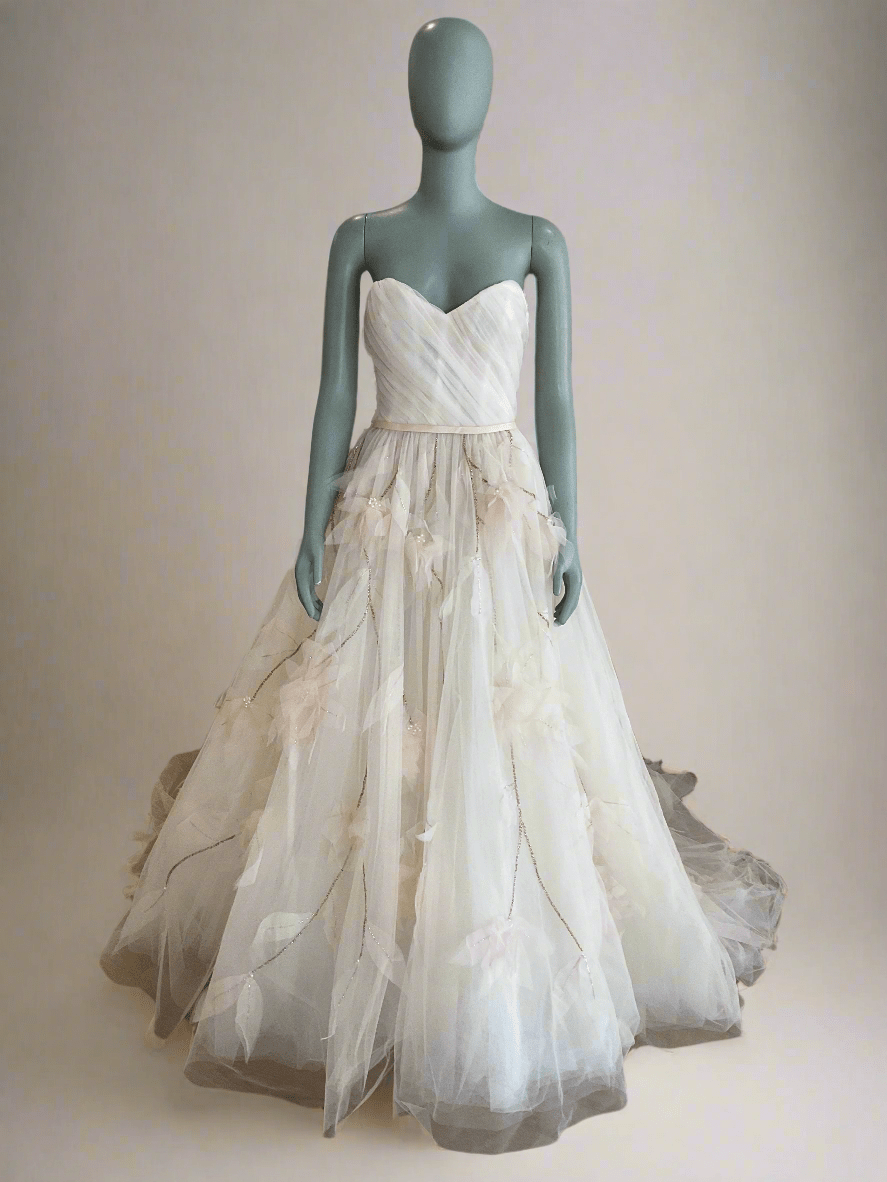 Amsale - Zora w/veil (10)Wedding DressesBlush