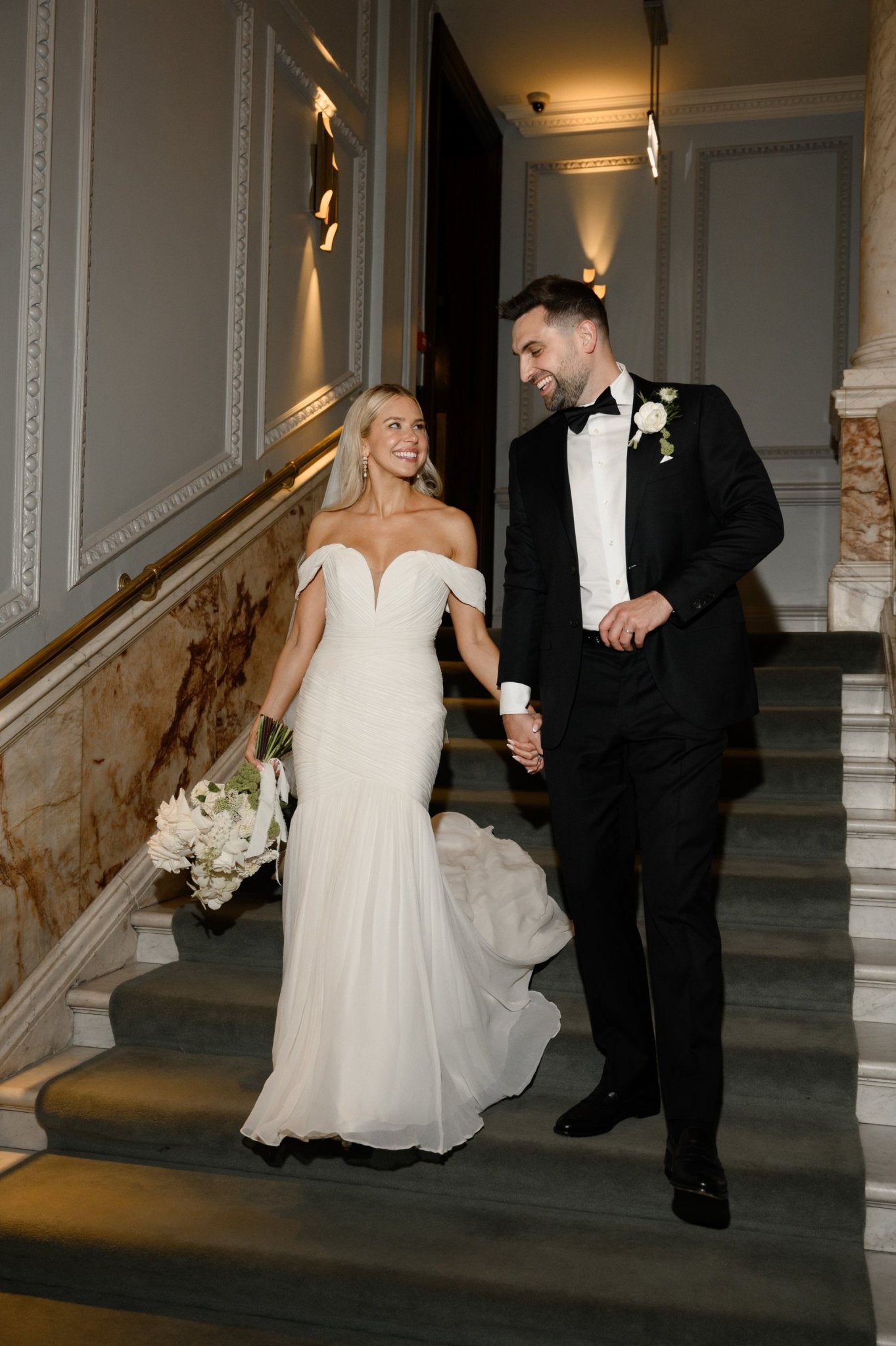 Anne Barge - Ruched Chiffon Mermaid (2) l Used Wedding Dress l Los Angeles Anne Barge - Ruched Chiffon Mermaid (2) l Used Wedding Dress l Los Angeles