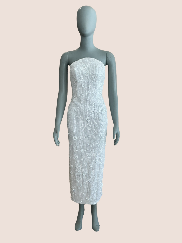 Jenny Yoo - Frances l Pre Owned Little White Dress Jenny Yoo - Frances l Pre Owned Little White Dress