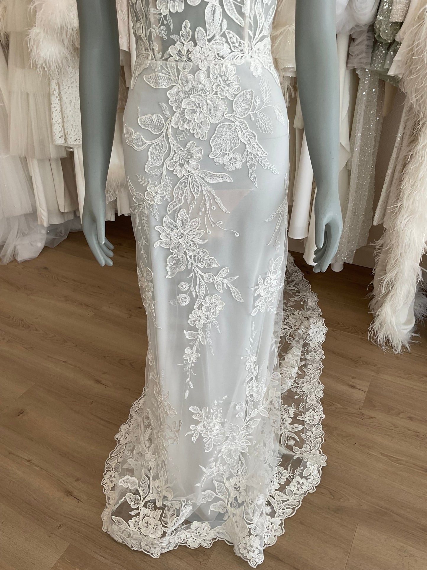 Flora Bridal - Betty (8)Wedding DressIvory