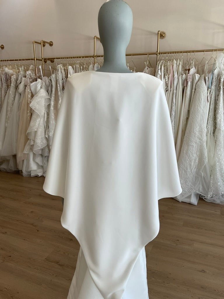 Flora Bridal - Yvonne w/ Cape (8)Wedding Dresses8