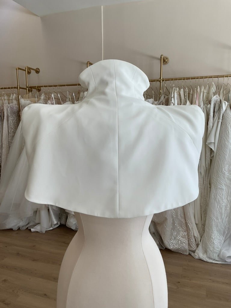 Galia Lahav - Paloma Cape (8)Bridal AccessoriesMilky White