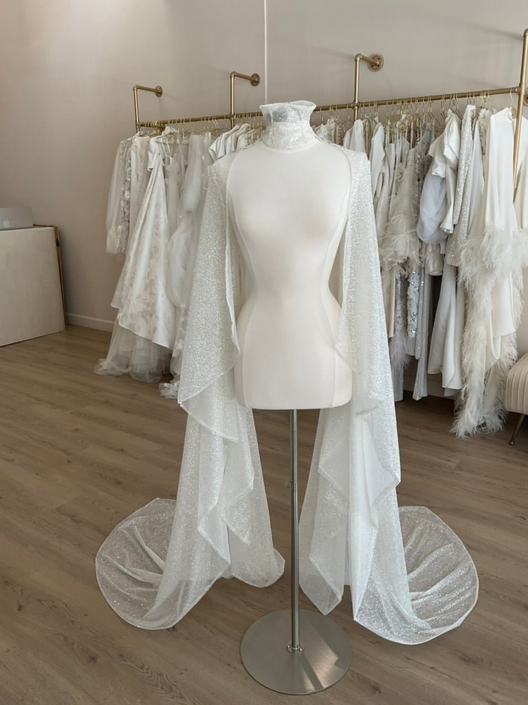 Galia Lahav - Sterling Cape (modified)Capes/ScarvesIvory/Silver
