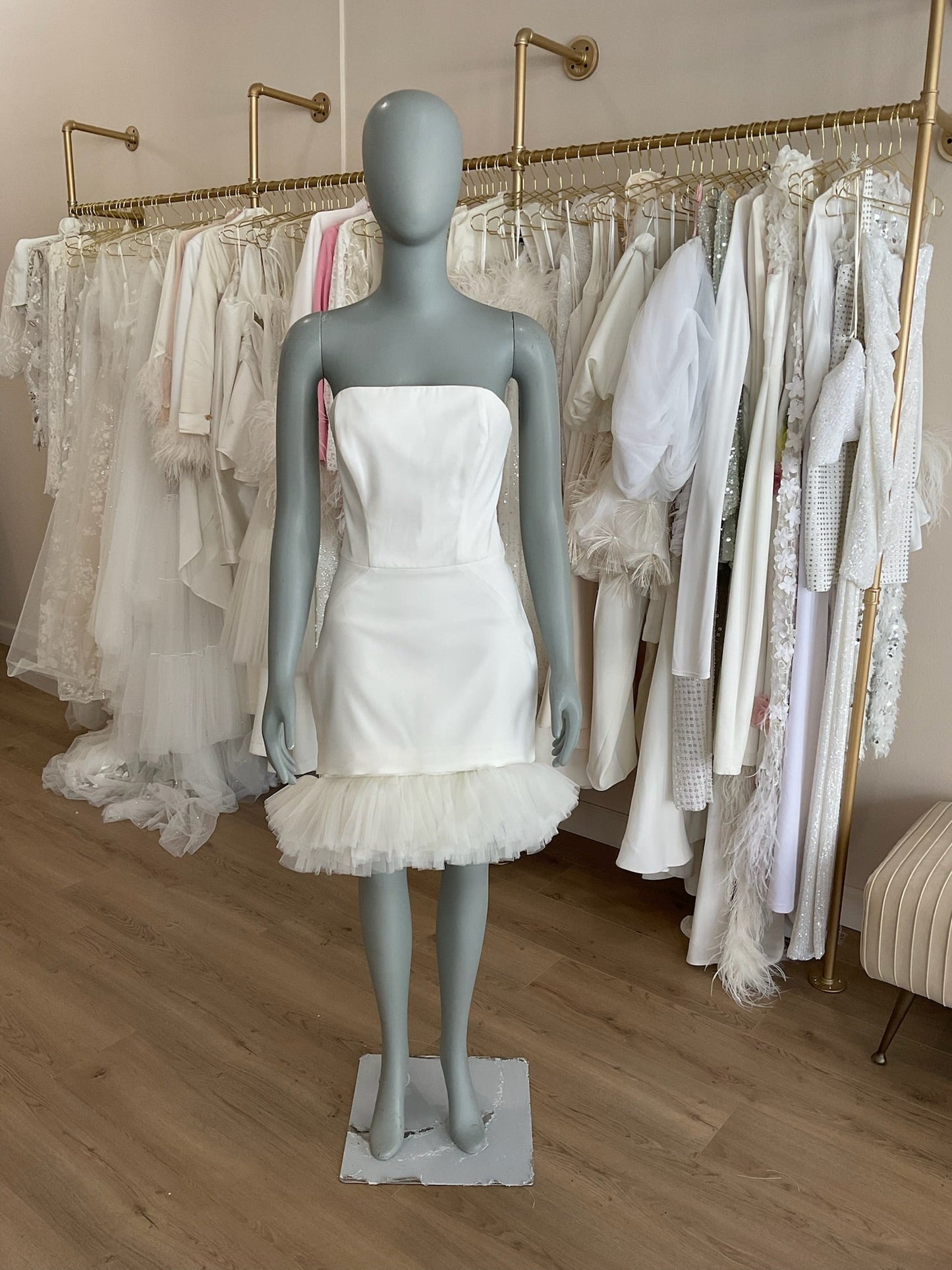 Halfpenny London - Evetta Mini Dress (6) w/ 2 skirtsWedding Dresses6