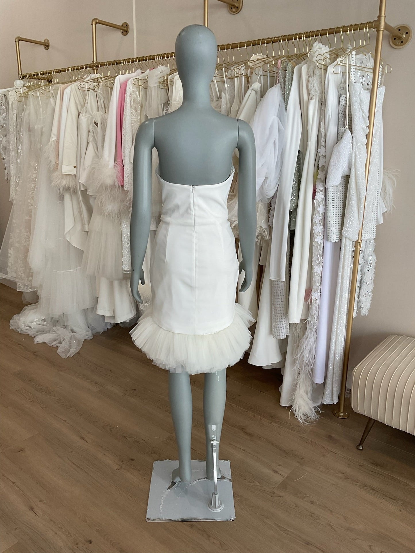 Halfpenny London - Evetta Mini Dress (6) w/ 2 skirtsWedding Dresses6