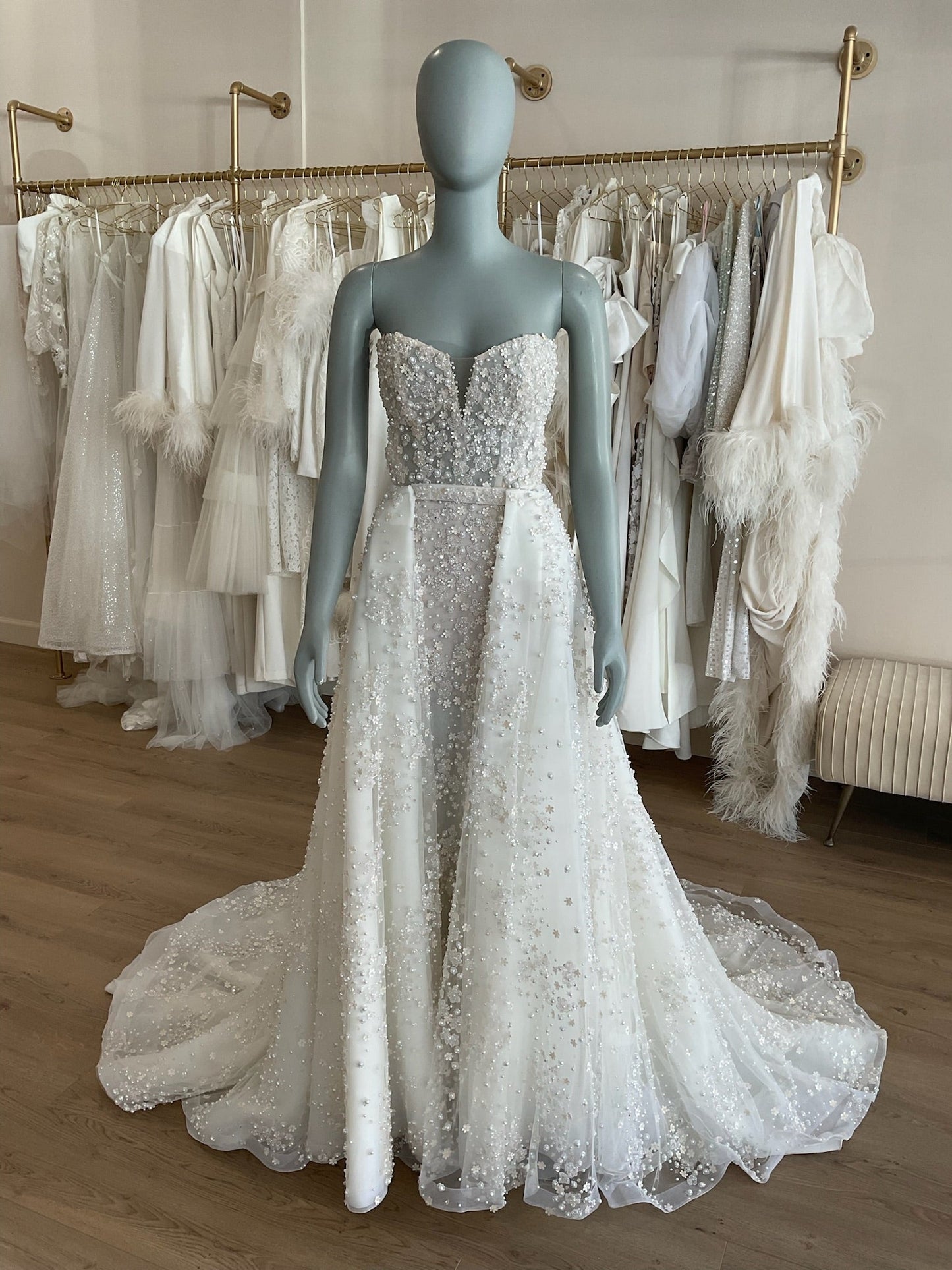 Lee Petra Grebenau - Glow (modified) w/ Overskirt (2)Wedding Dresses2