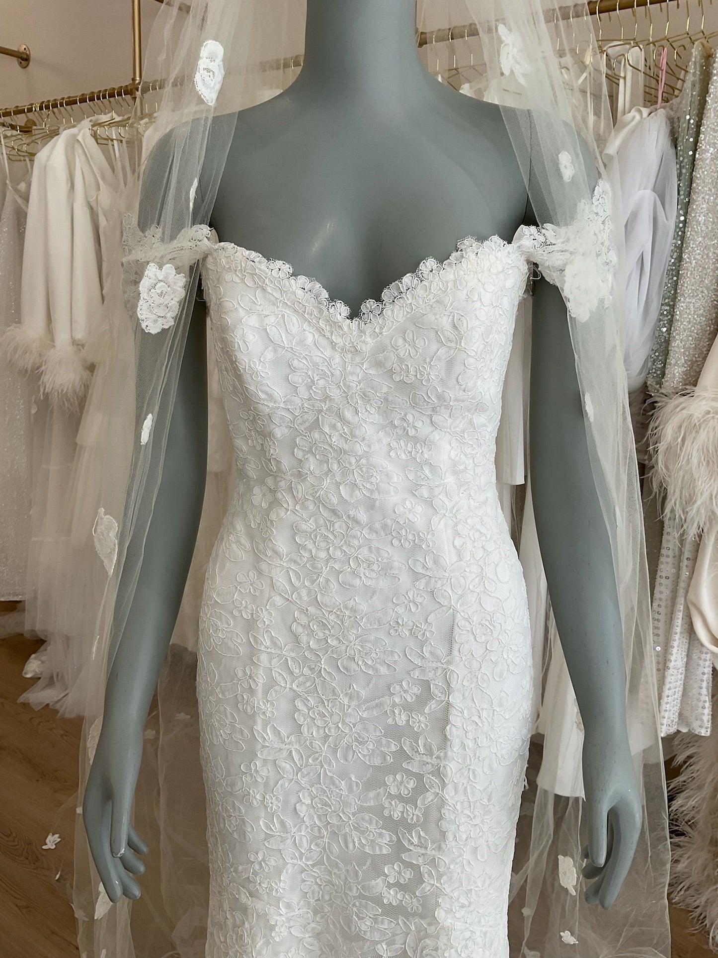 Legends by Romona Keveza - L6104 w/ veil (2)Wedding Dresses2