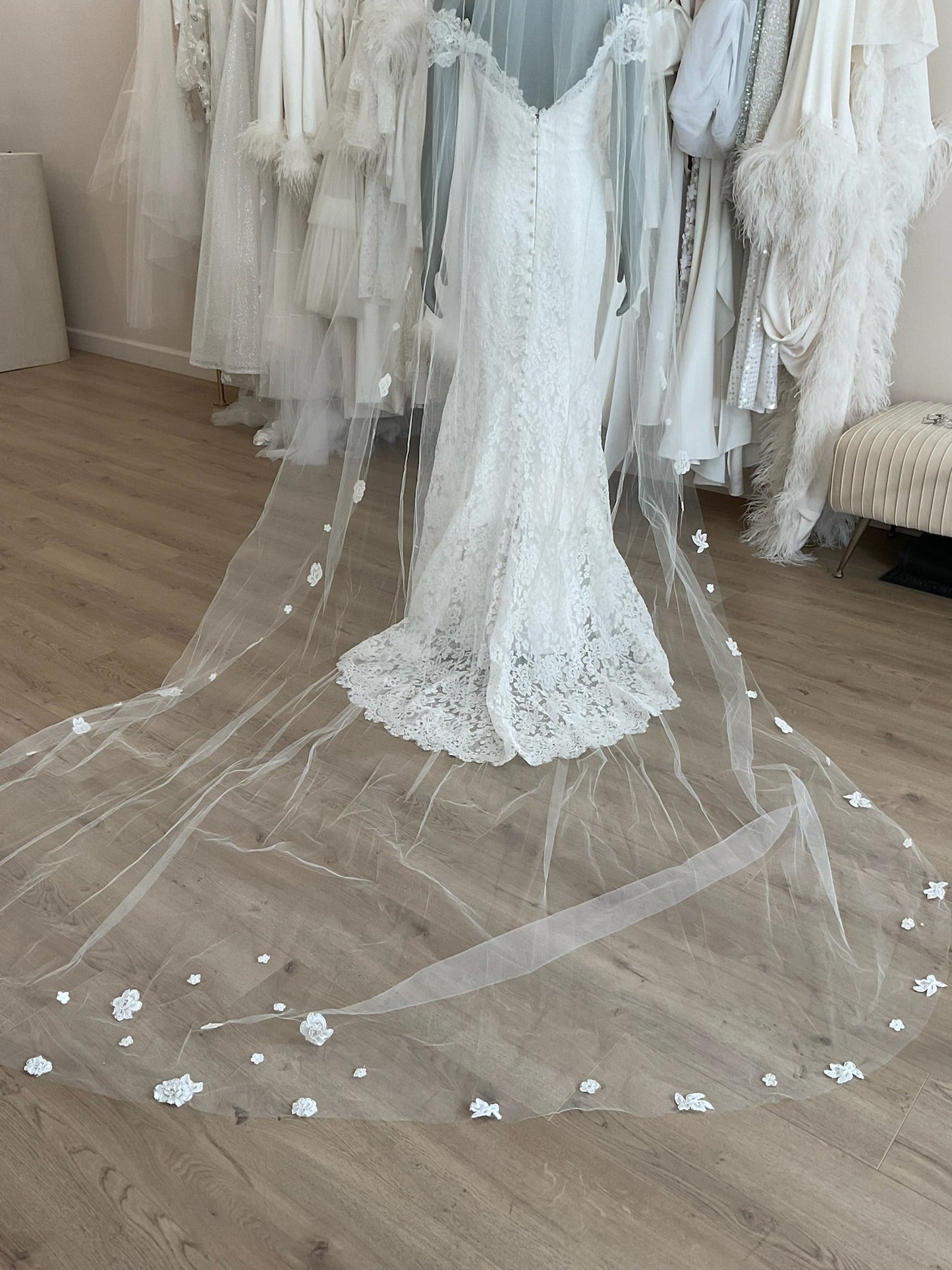 Legends by Romona Keveza - L6104 w/ veil (2)Wedding Dresses2