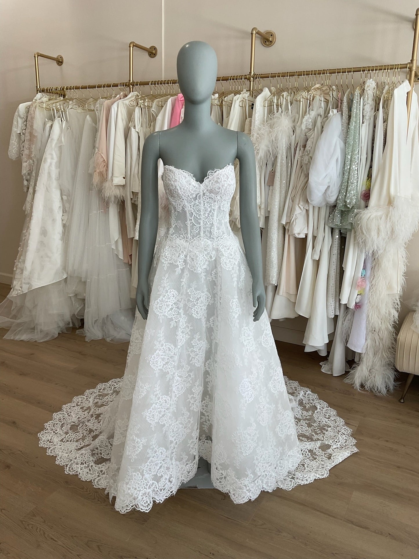 Monique Lhuillier - Fleur di Lis (2) w/veilWedding Dresses2