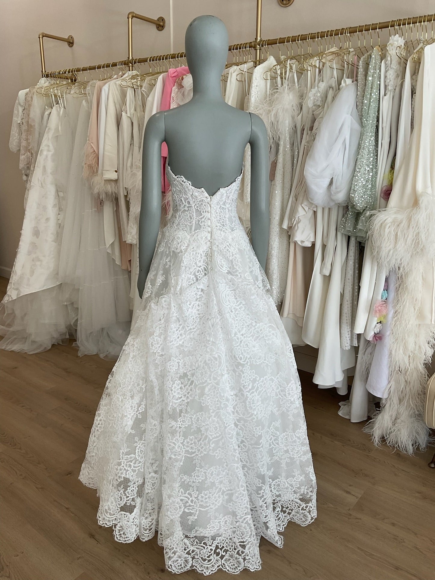 Monique Lhuillier - Fleur di Lis (2) w/veilWedding Dresses2
