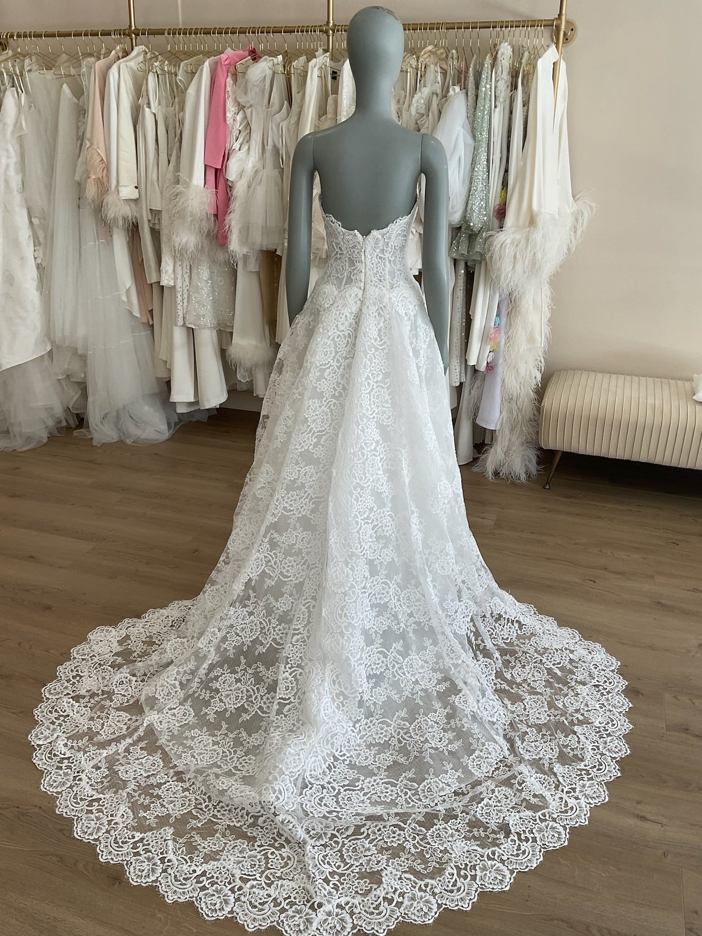 Monique Lhuillier - Fleur di Lis (2) w/veilWedding Dresses2