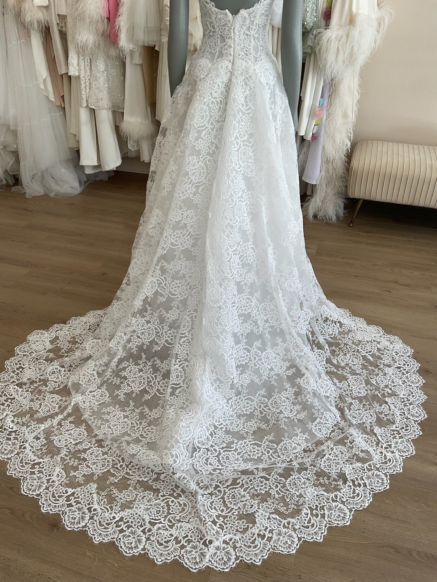 Monique Lhuillier - Fleur di Lis (2) w/veilWedding Dresses2