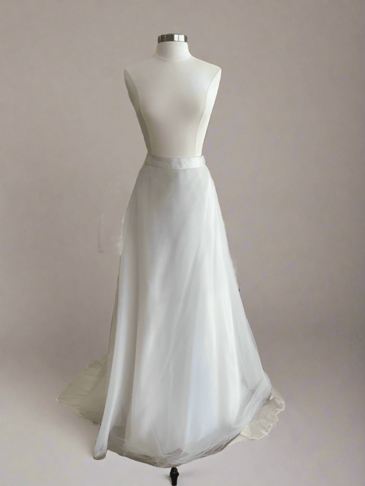 Monique Lhuillier - Tulle Overskirt (6)Overskirts/OverlaysNatural