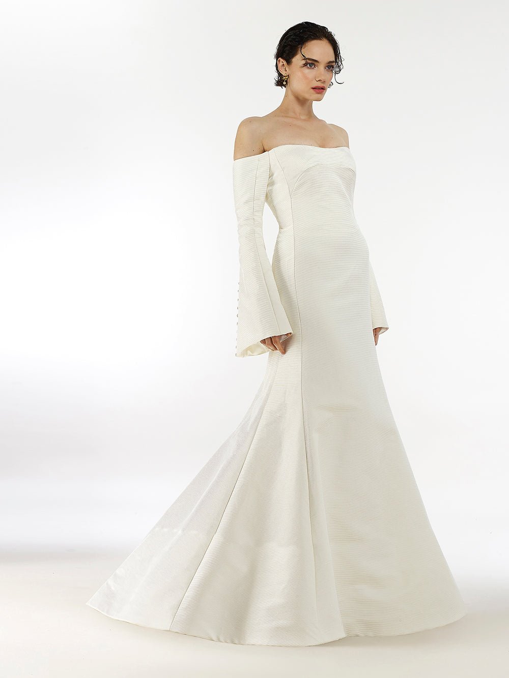 Steven Birnbaum Bridal - Solange w/cape (6)Wedding Dresses6