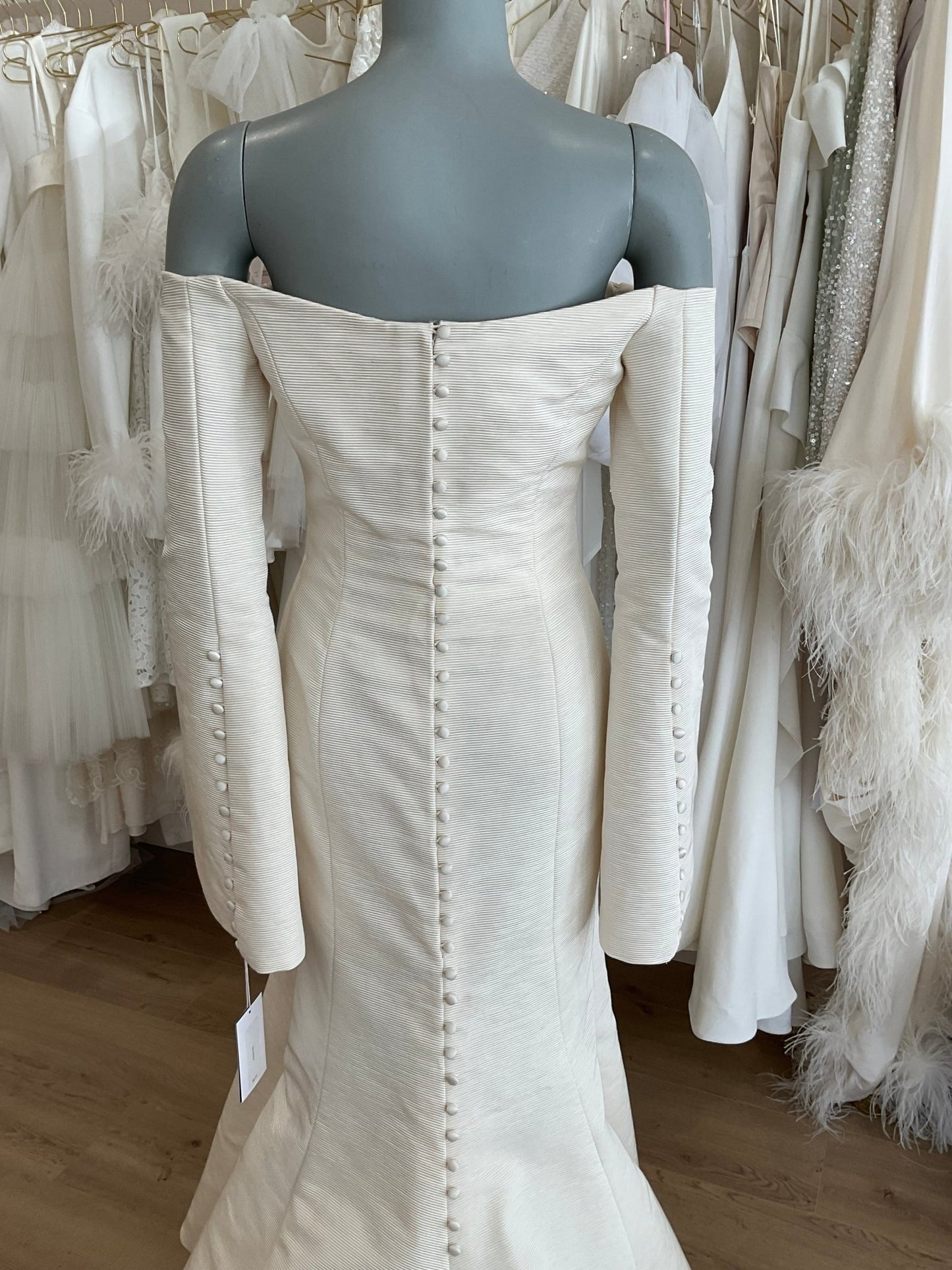 Steven Birnbaum Bridal - Solange w/cape (6)Wedding Dresses6