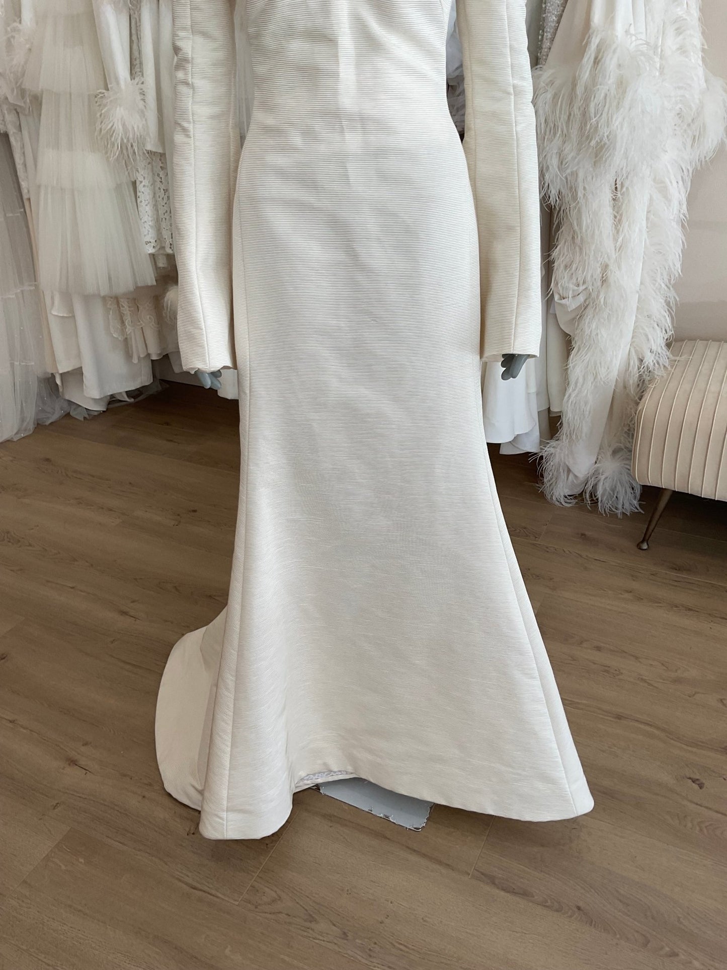Steven Birnbaum Bridal - Solange w/cape (6)Wedding Dresses6