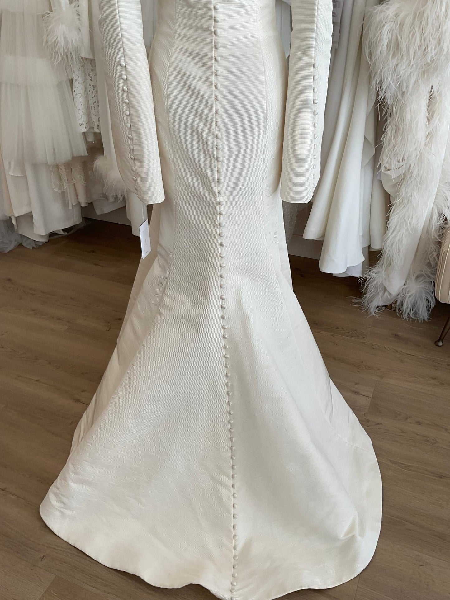 Steven Birnbaum Bridal - Solange w/cape (6)Wedding Dresses6