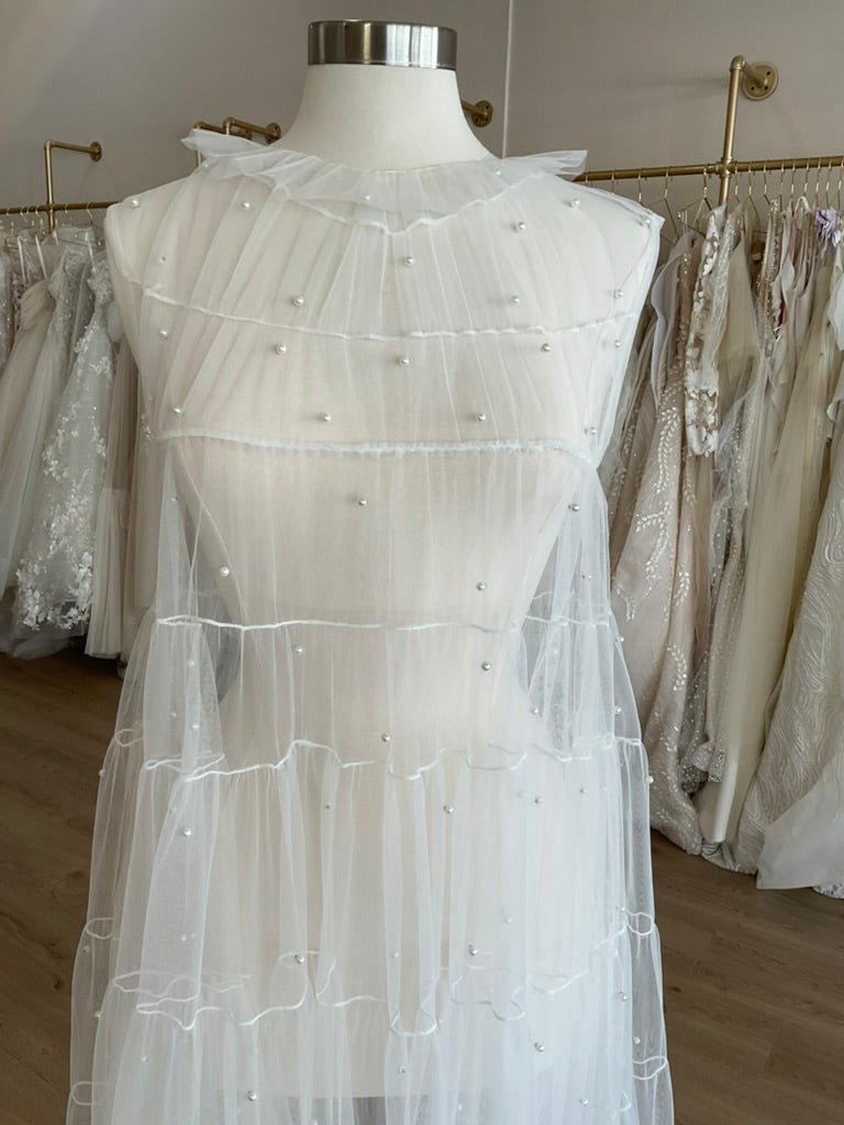 Untamed Petals - Rosey Pearl High Collar Gown (L)Bridal EventsL