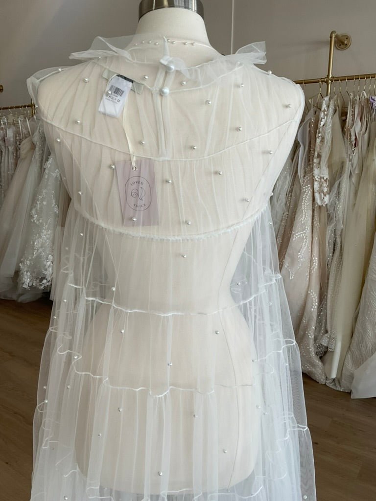 Untamed Petals - Rosey Pearl High Collar Gown (L)Bridal EventsL