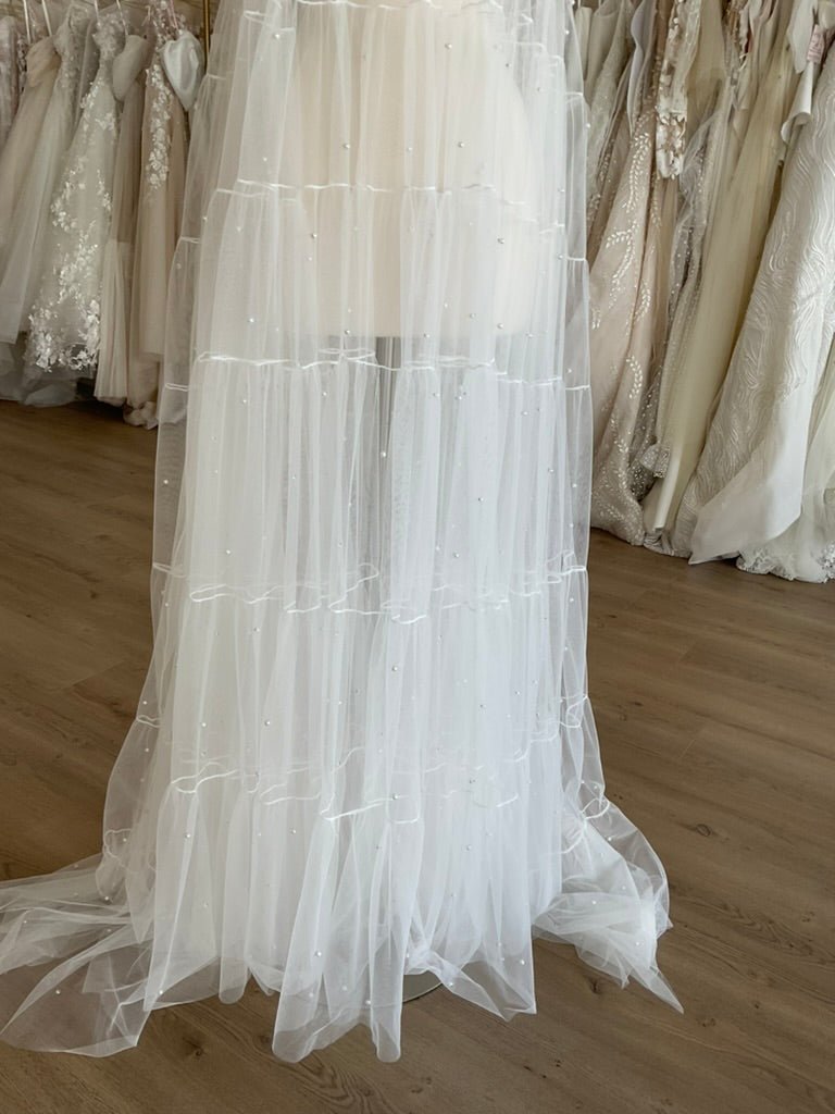 Untamed Petals - Rosey Pearl High Collar Gown (L)Bridal EventsL