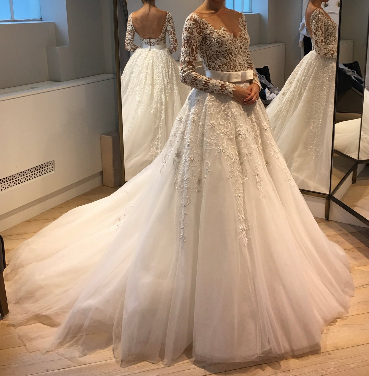 Zuhair Murad - Penny w/ overskirt & veil (4)Wedding Dresses4