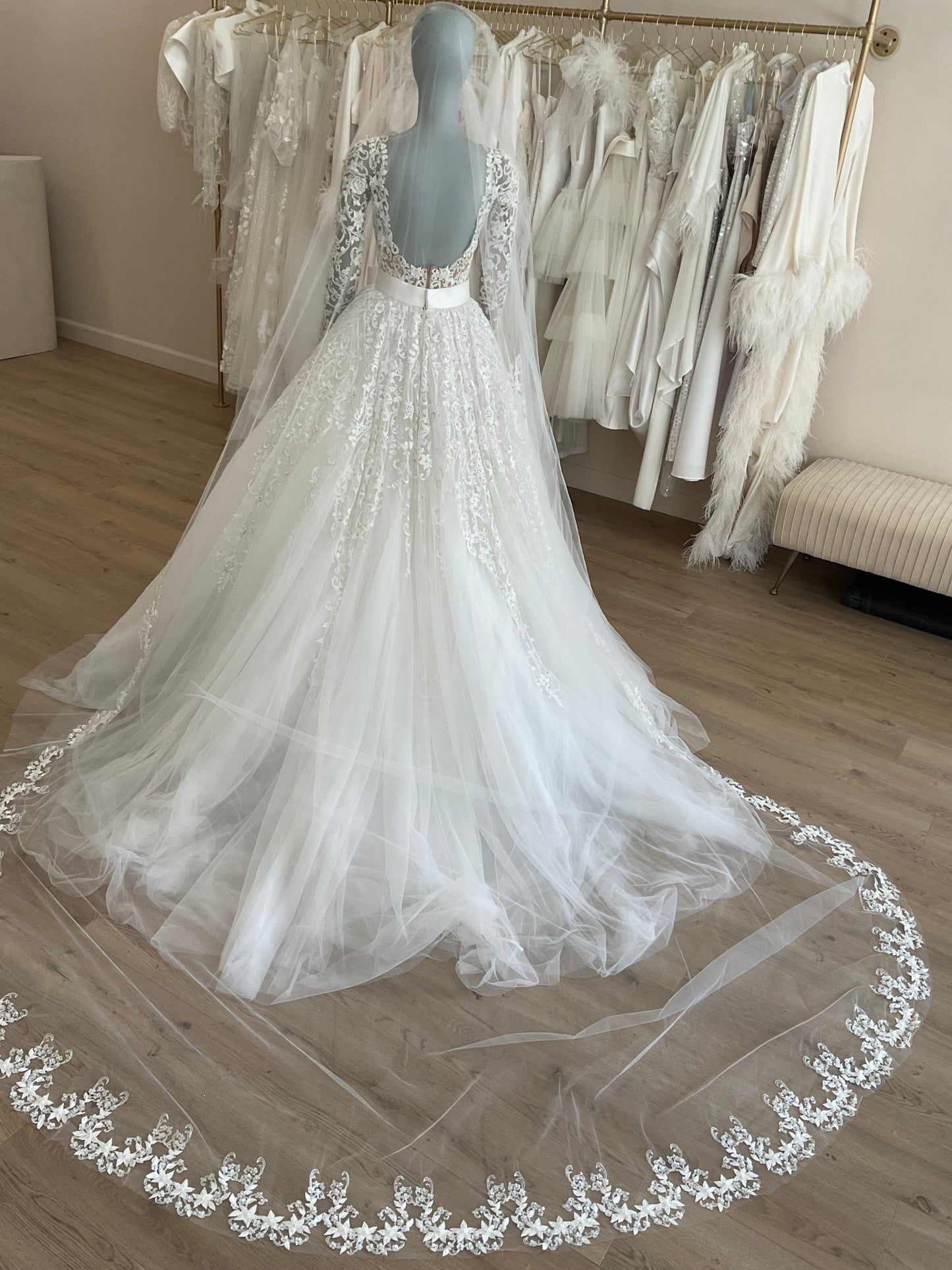 Zuhair Murad - Penny w/ overskirt & veil (4)Wedding Dresses4