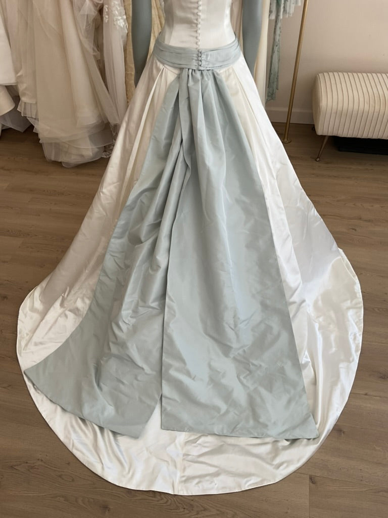 Amsale - Blue Sash (6)
