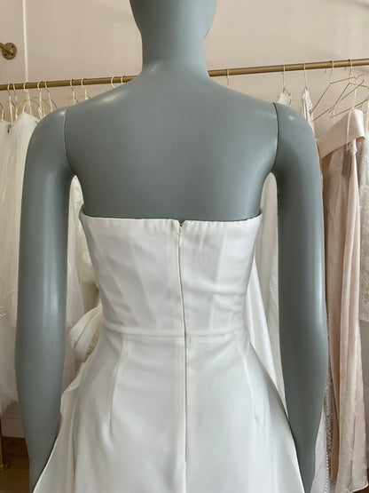 Heiress Beverly Hills - Silk Corset Strapless Flower Mini Dress (S)