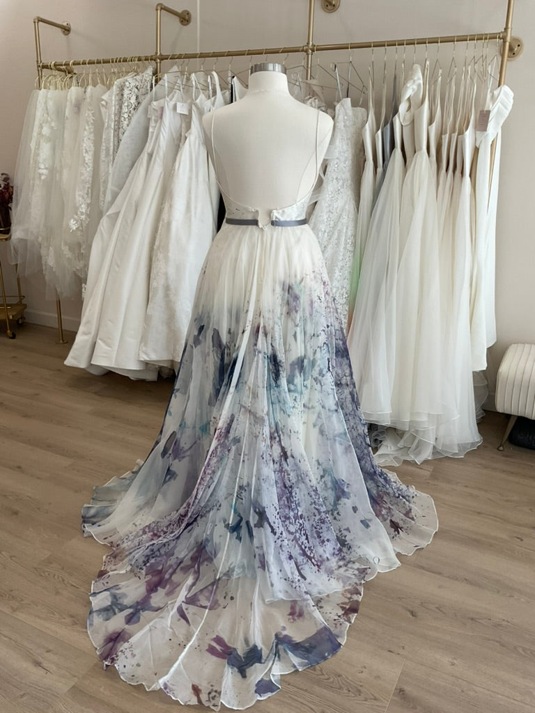 Leanne Marshall - Gabrielle Hand-Dyed Splatter Purple/Blue (14)