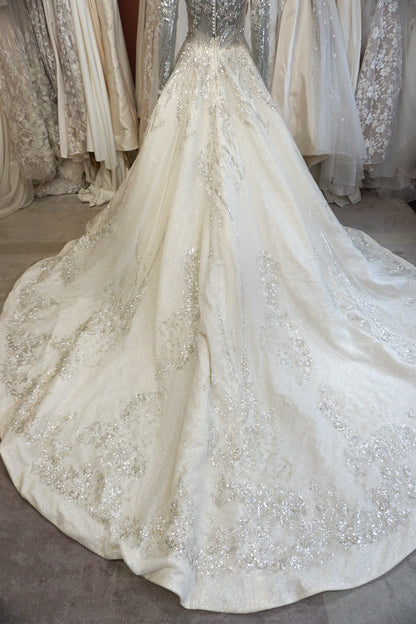 Mila'si - Champagne/Silver Ballgown