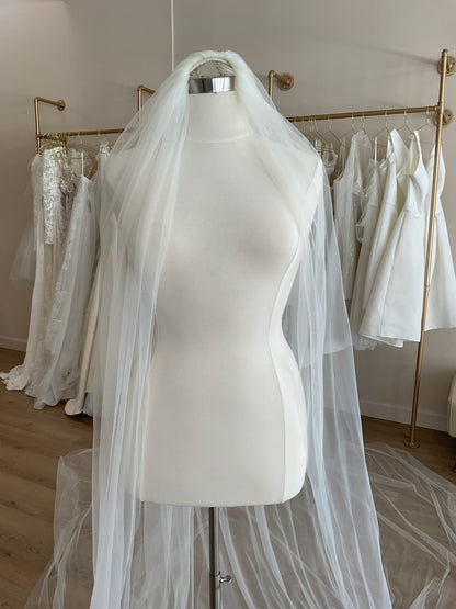Galia Lahav - Raw Edge Cathedral Veil