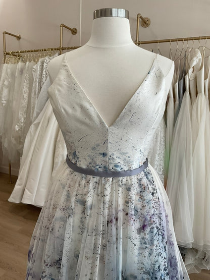 Leanne Marshall - Gabrielle Hand-Dyed Splatter Purple/Blue (14)