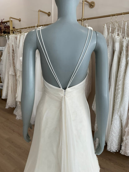 Vera Wang - Vintage V Neck A Line (8)