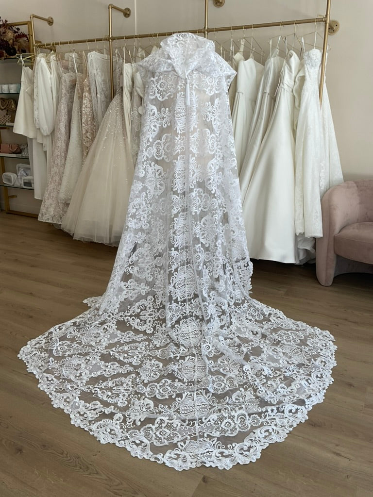 Jila Atelier - Custom Long Cape with Hood & Tassel (O/S)